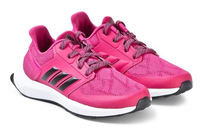 adidas Pink RapidaRun Trainers - Image 1
