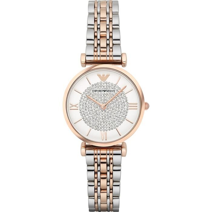 Emporio Armani Women's Retro Two-Tone Stainless Steel Quartz Watch AR1926 - Image 1